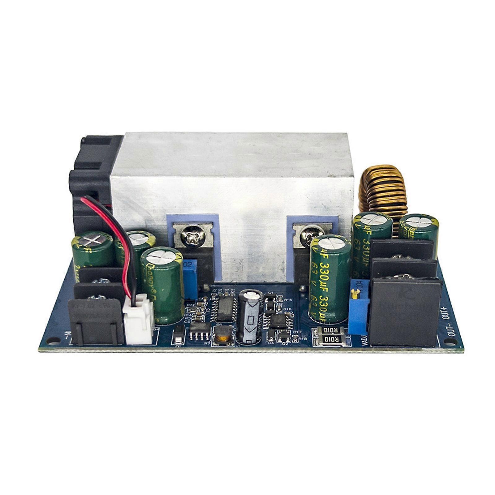 Adjustable Power Module Voltage Regulator Module High Power Converter Power Supply Module 12-75V to 2.5-50V Multicolor
