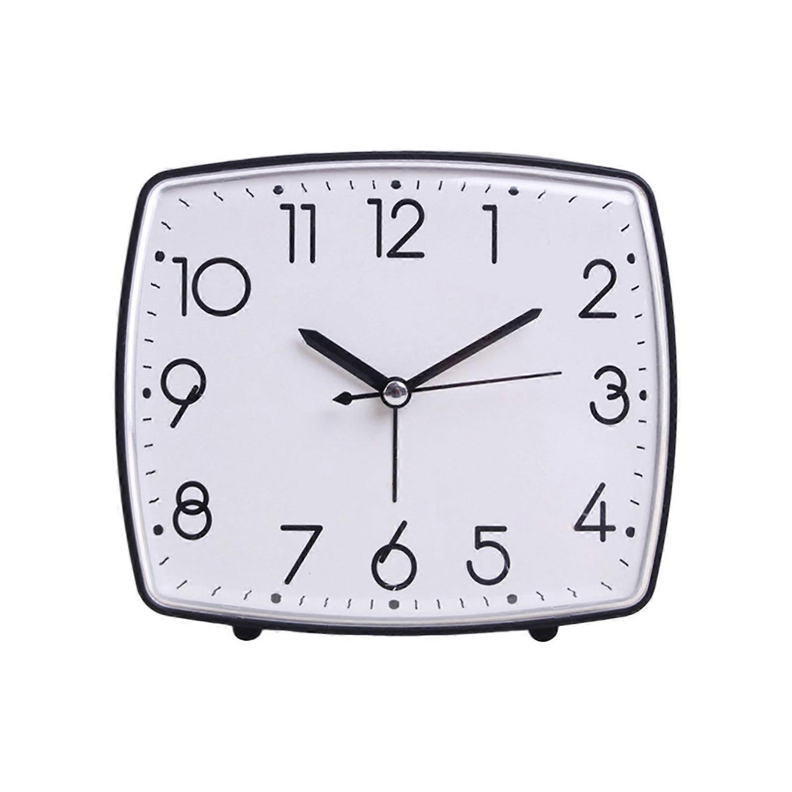 Noiseless Digital Clock with Oversized Simple Durable Ideal for Elderly Light  Black