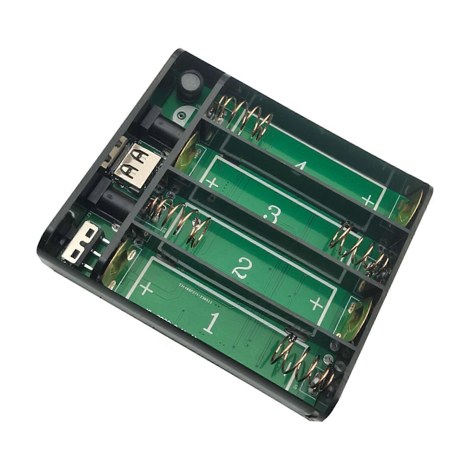 UPS System 18650 Power Supply Box for Networking Devices 18650 Battery Case With Overcharge Protections  Stable Output Multicolor