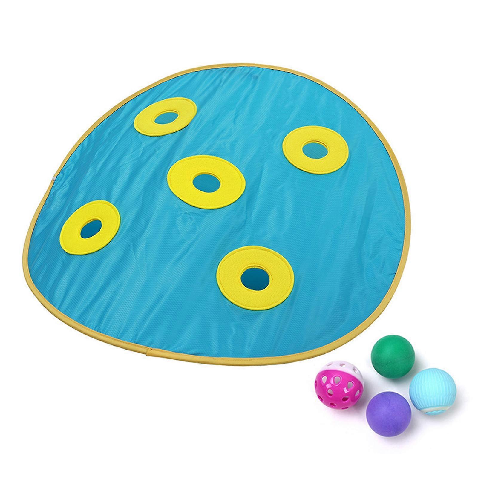 Interactive Cats Toy Ball Fast Rolling in Mat,Automatic Motion Activated Ball Cats Toy Hide and Seek Mouse Catching Game Multicolor