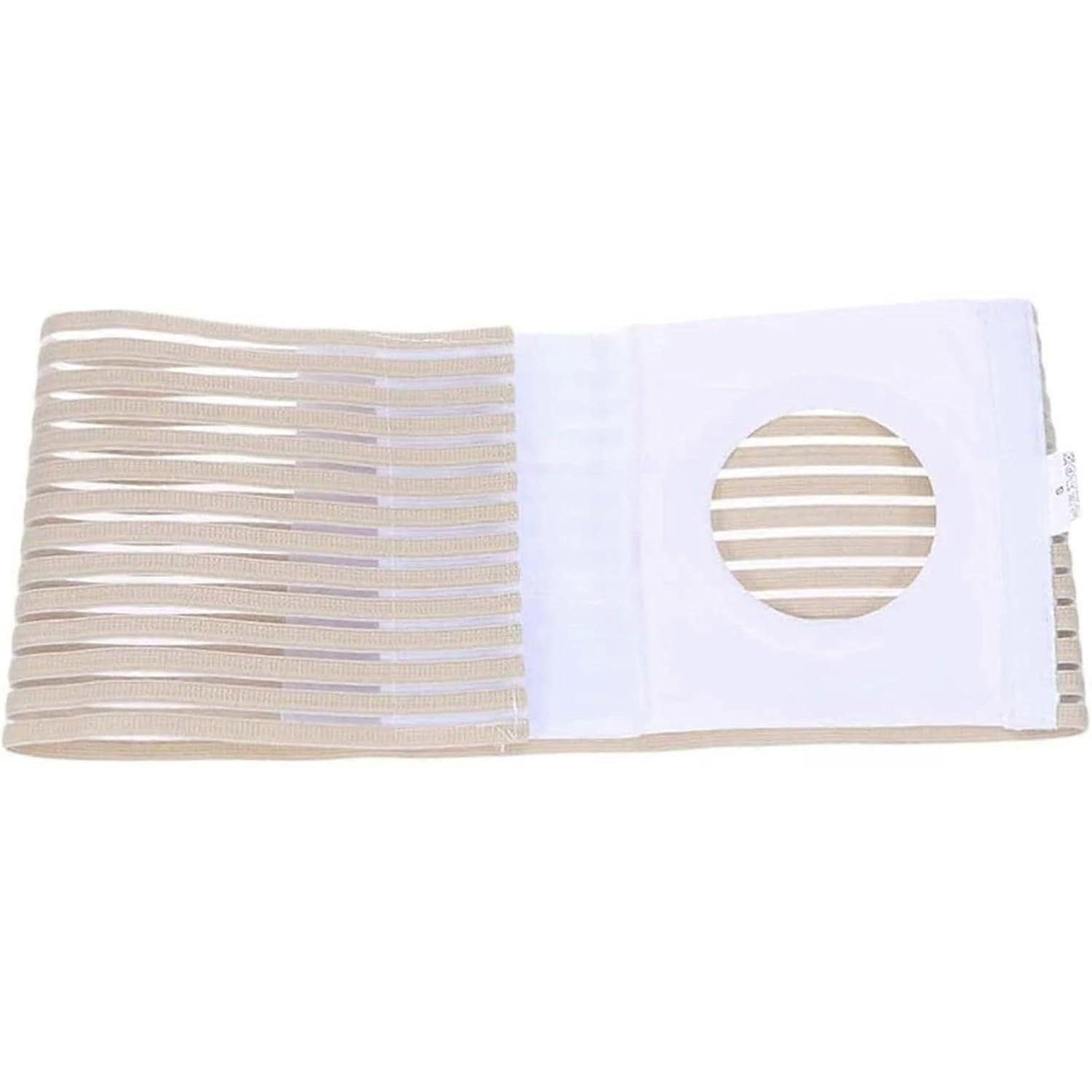 Hernia Support Belt Elastic Abdominal Binder for Colostomy Ileostomy Patients M