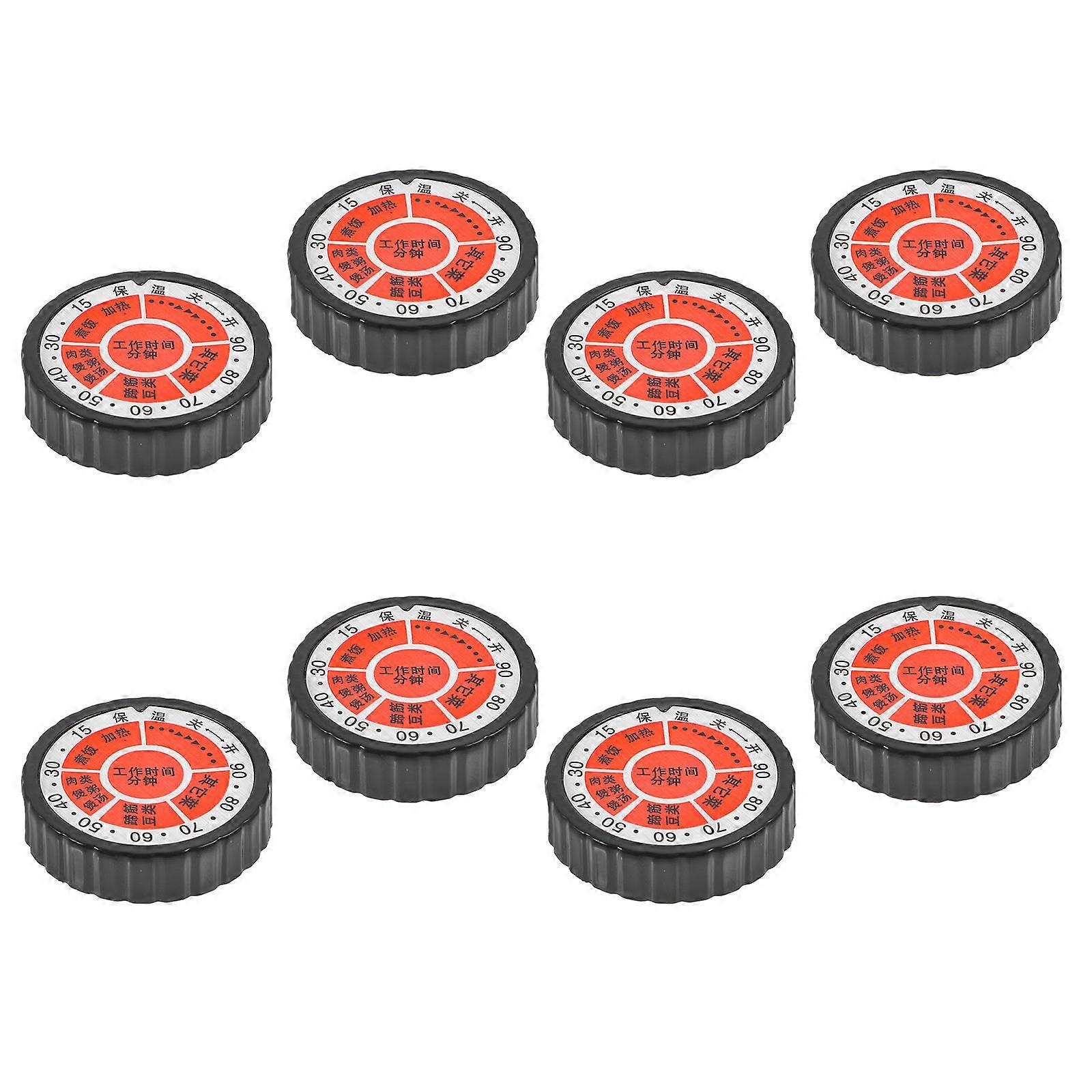 8pcs Replacement Microwave Knobs Oven Microwave Timer Control Knobs Microwave Parts Compatible with Midea