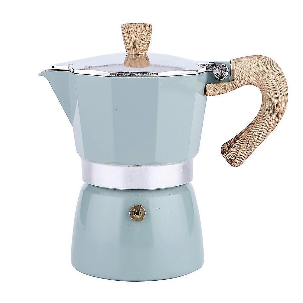 Coffee Maker Octagonal Coffee Pot for 1Pcs European Style Green