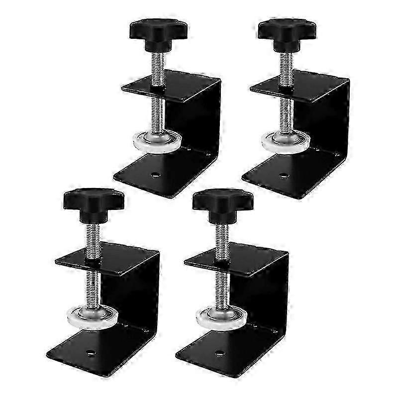 Drawer Front Panel Installation Clamp Hardware Jig C Clamp 3mm Thicker Drawer Drill Hole Guide U Clamp(4 Pack)NEW