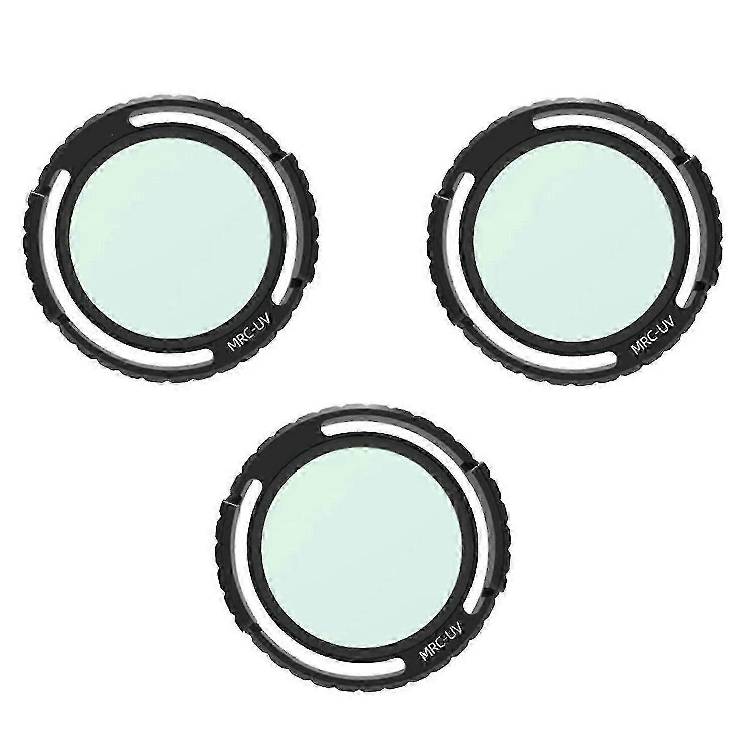 UV Lens Filter Filter Set For DJI Avata 2 Drone Waterproof Anti 3 PCS