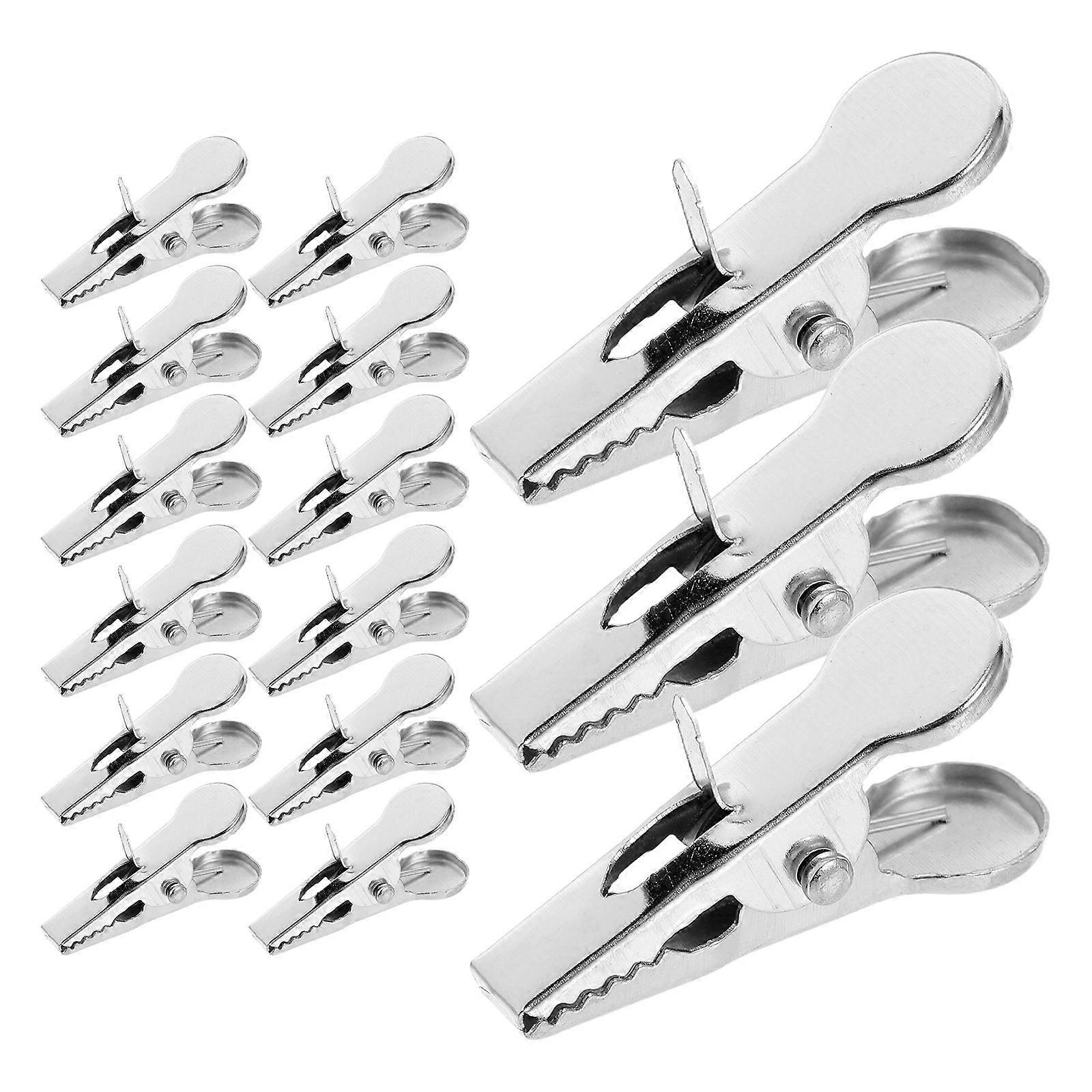 Clips Christmas Tree Ornament Clips for Decor 100Pcs Silver Metal