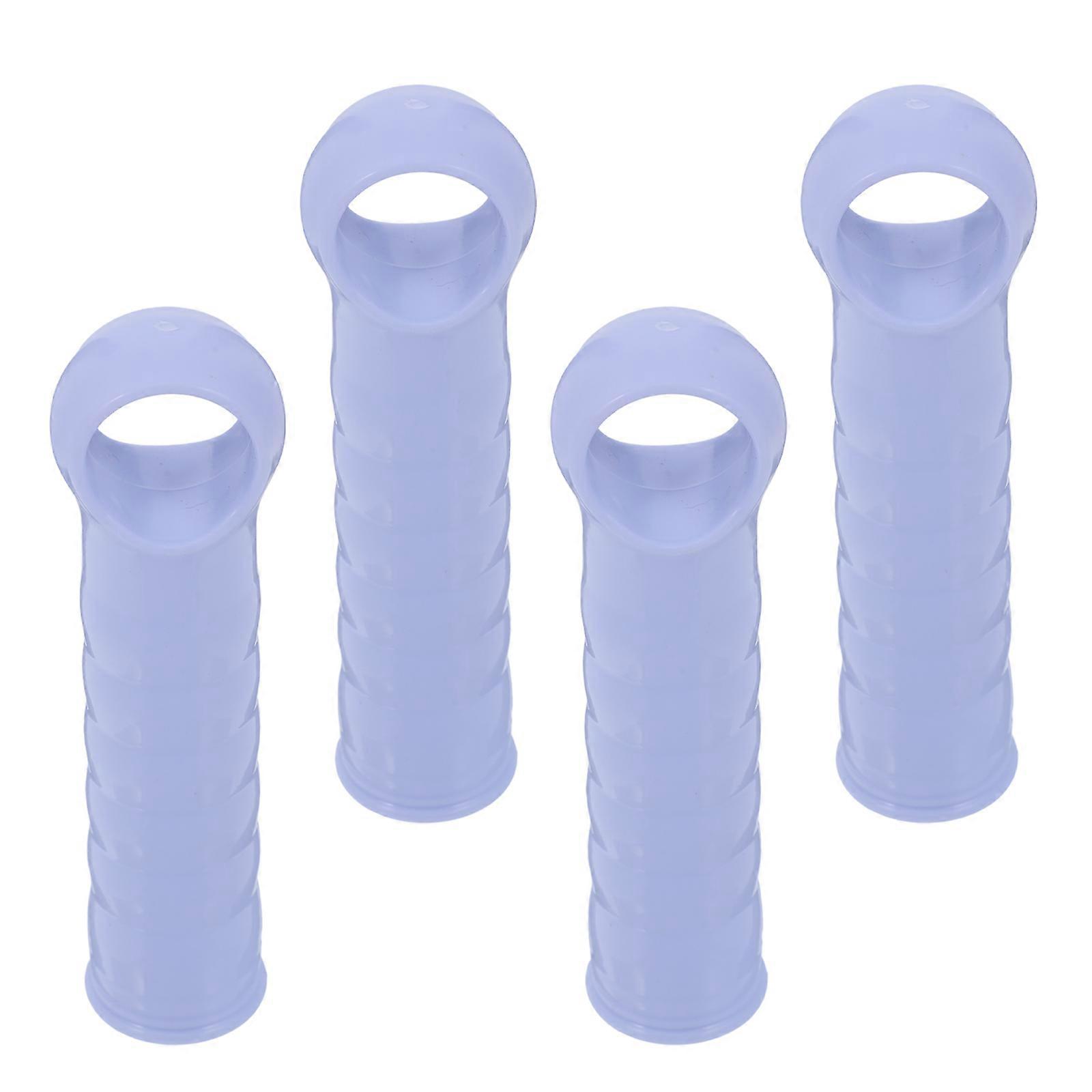 Universal Fit Mop Handle Replacement Cylindrical Grips Durable Material 4Pcs