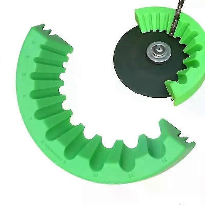 10 in 1 Angle Grinder Drill Bit Sharpener Old Drill Bit Grinder 3-12mm Portable Hole-punching Head Attachment