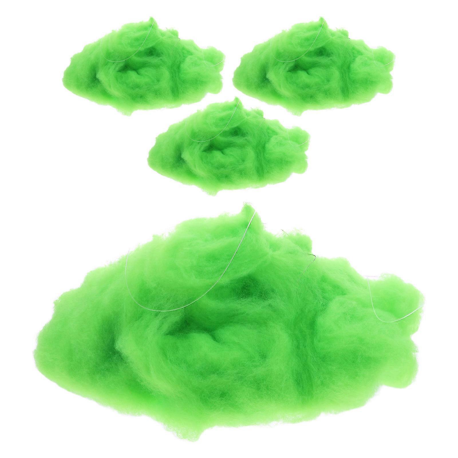 4Pcs Light Green Artificial for Reusable Hanging Decor