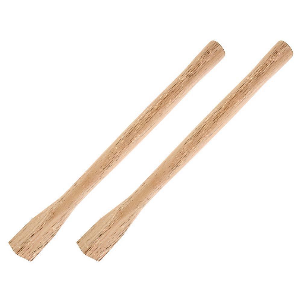 Wooden Hoe Handle Replacement for Garden Work 2Pcs Hoe Handle Tool