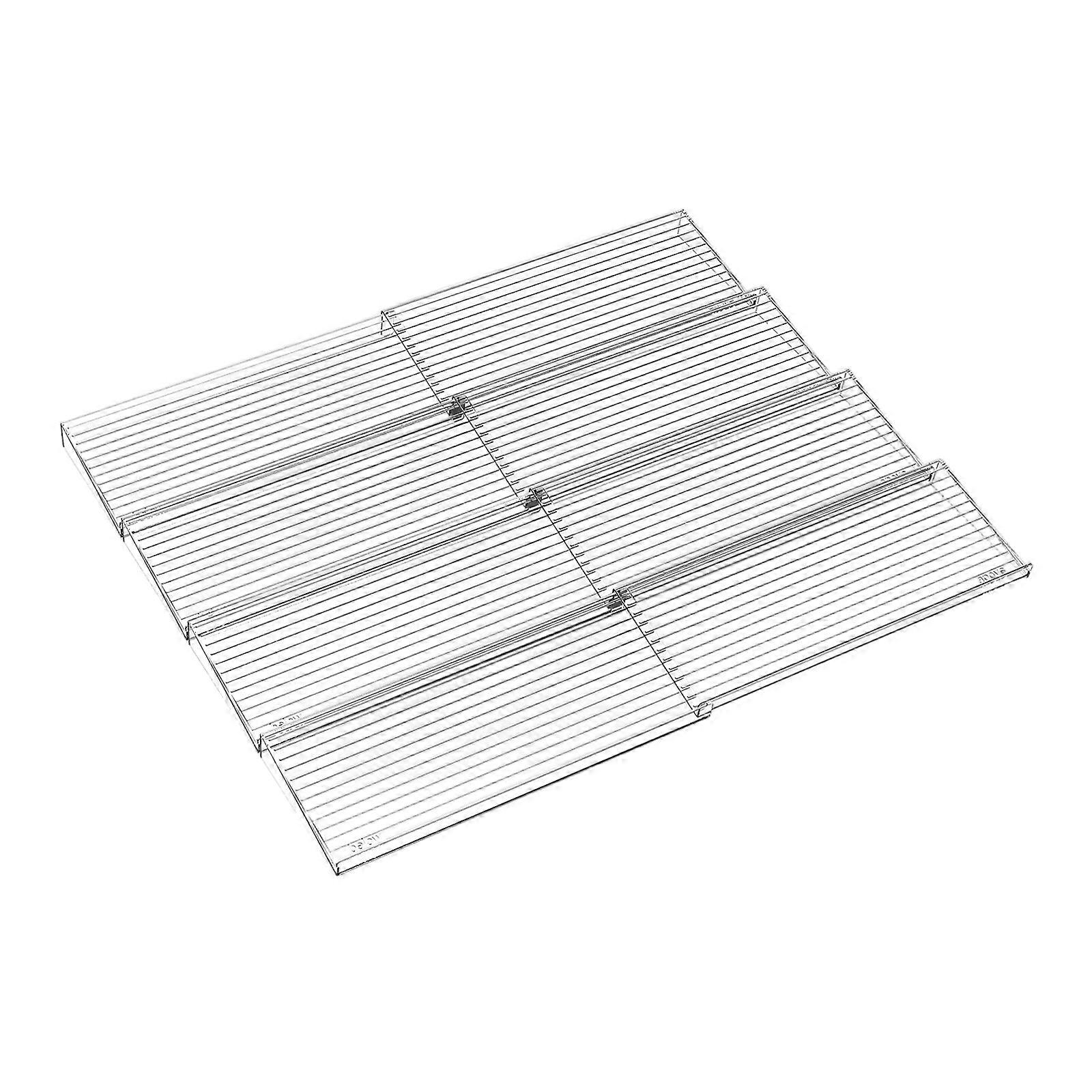 Spice Bottle Storage Adjustable Step Shelf Tray for Drawer Craft of Acrylic Easy to Install and Maintain  S