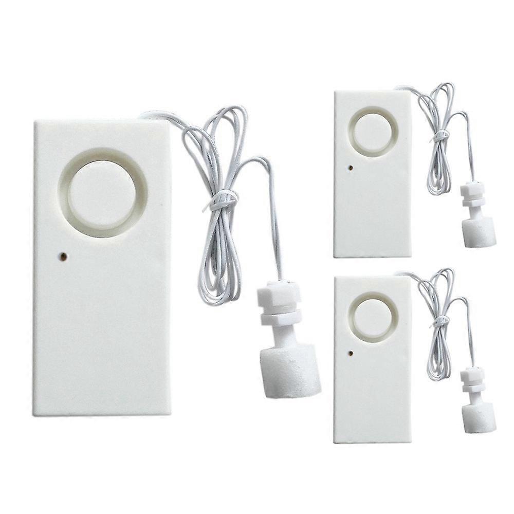 3X Water Level Alarm Water Leakage Detector Overflow Alarm Full Water Alarm 120 DB Security Alarm System