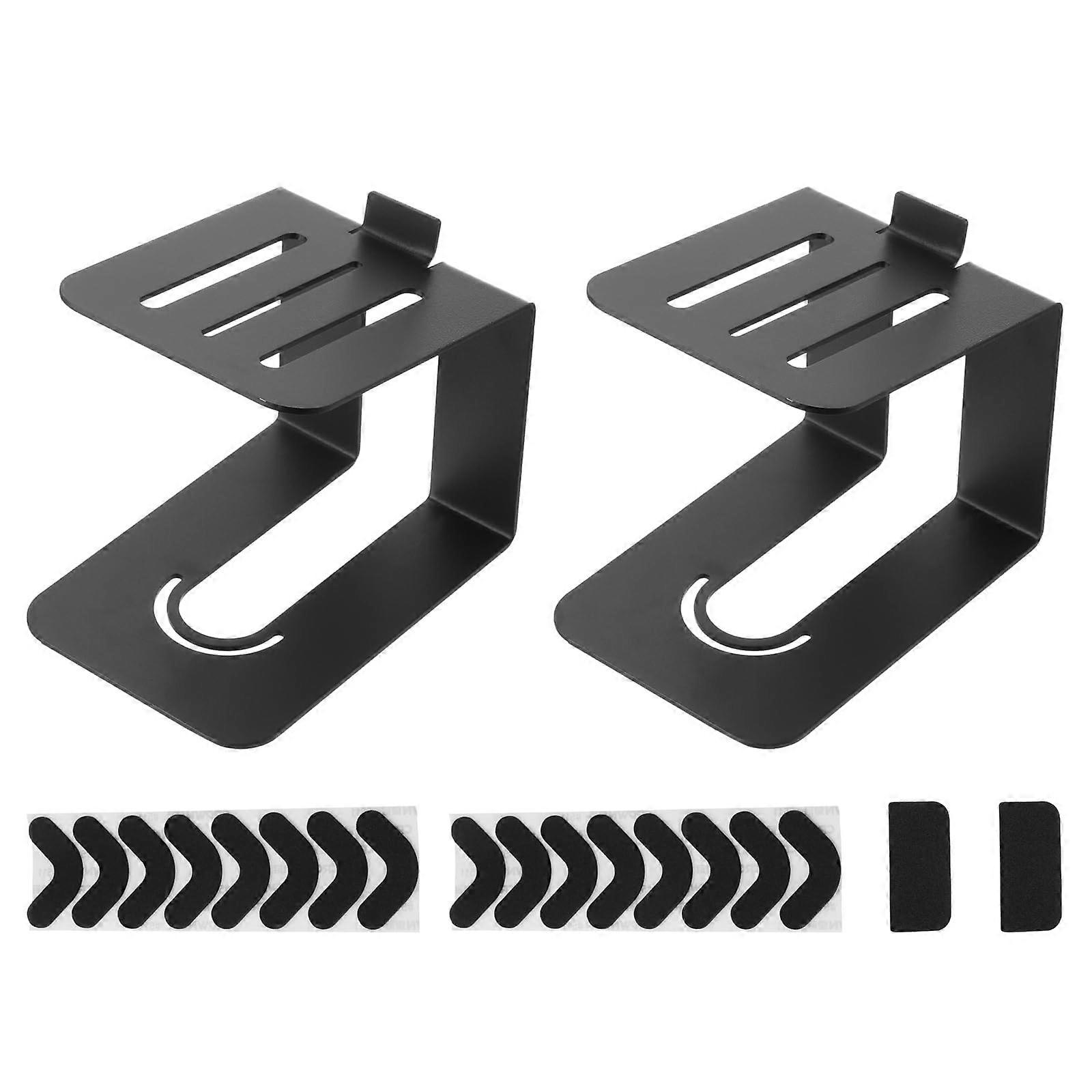 Desktop Speaker Stands Studio Monitor Stand Bookshelf Speaker Stand For Small Computer Speakers 1 Pair