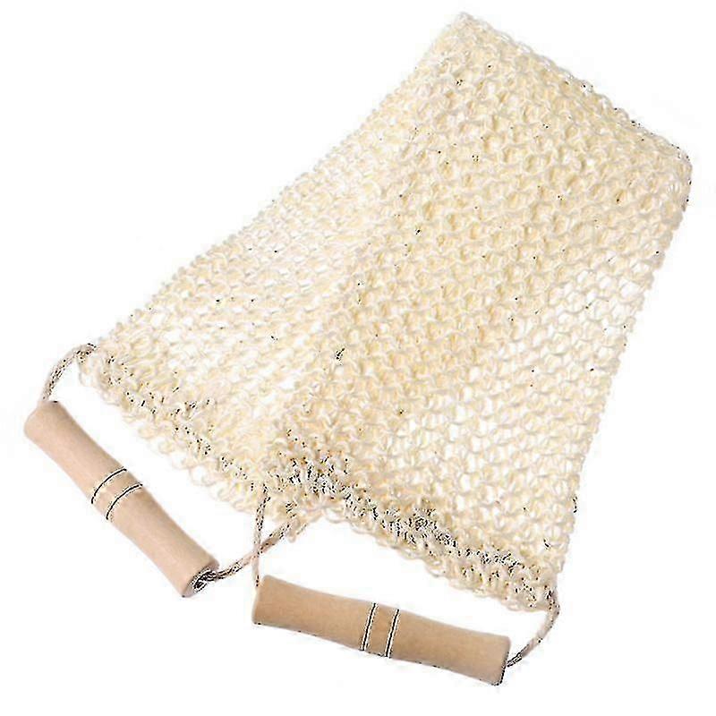 Sisal Back Scrubber Reusable Exfoliating Back Massage Brush For Shower
