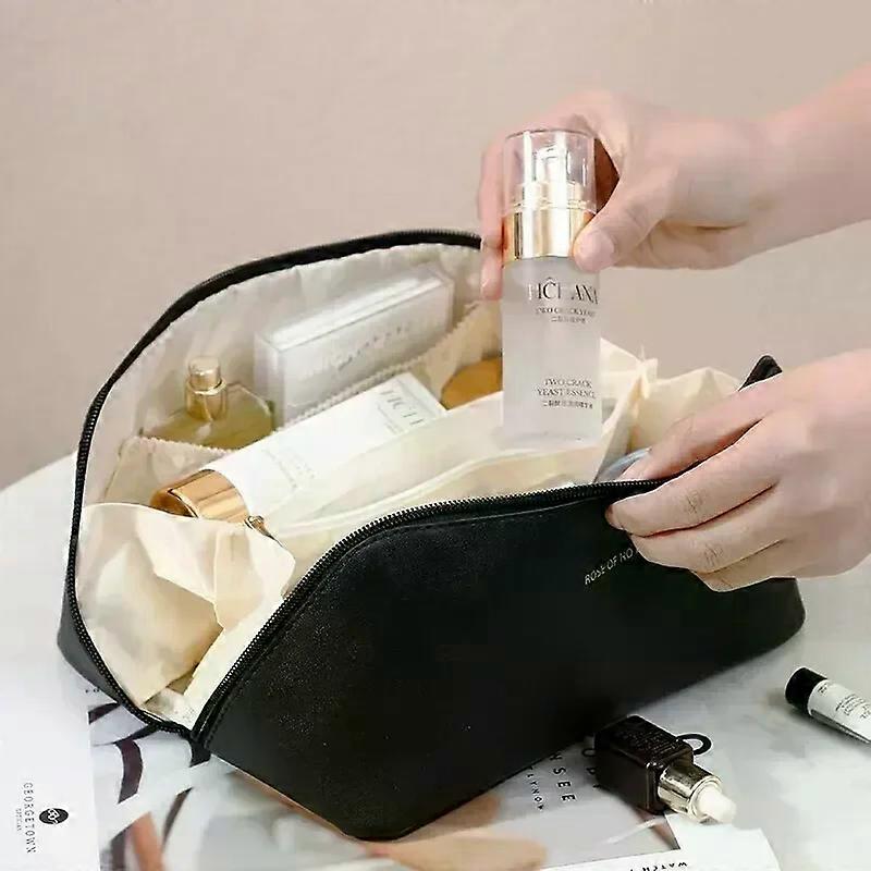 High-end simple and convenient travel essential makeup storage Large capacity lovely light luxury travel makeup bag-14509