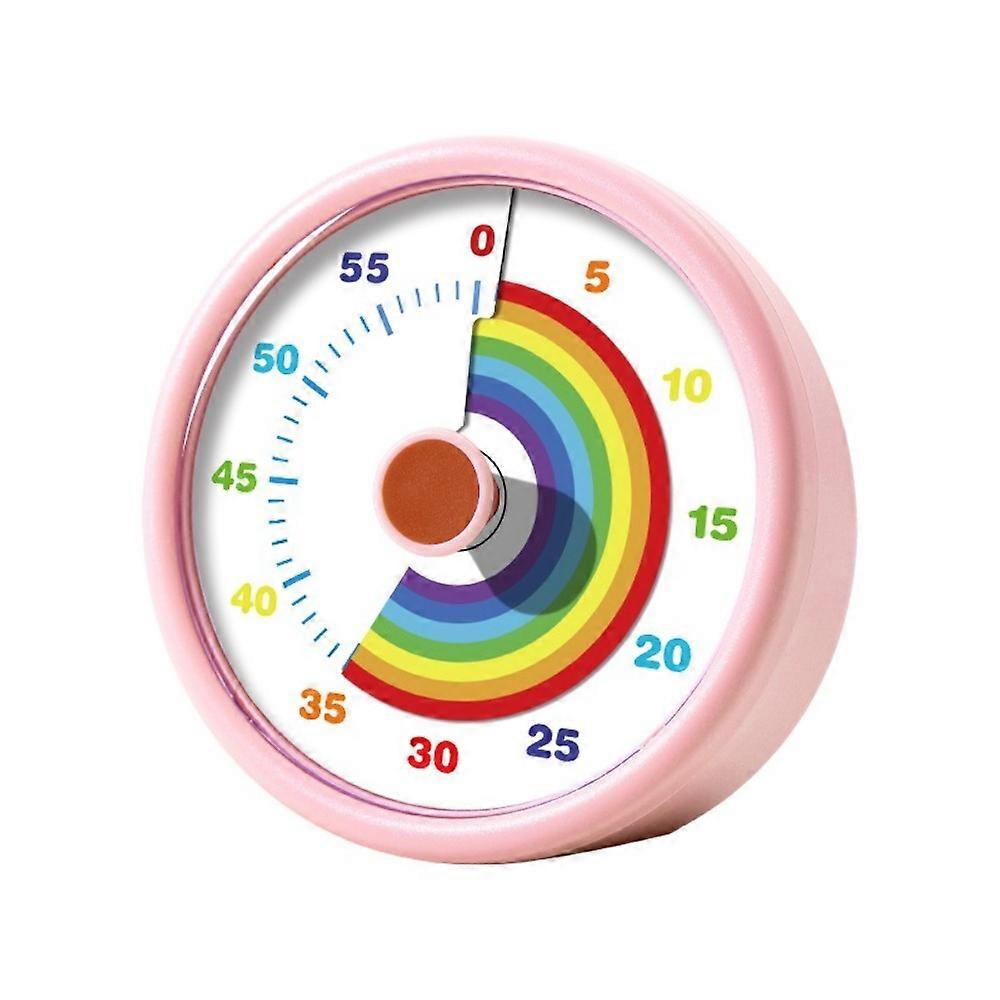 60 Minutes Visual Timer Round/Square Visualization Countdown Alarm Clock Ultra Silent Self-discipline Kitchen Timer Indoor