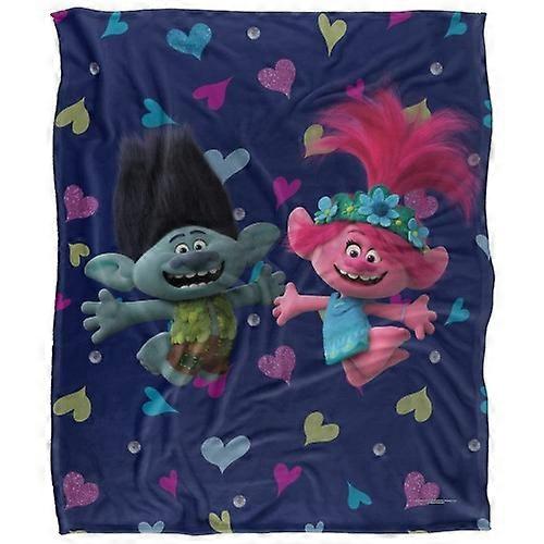 Trolls Pat A Cake Silky Soft Touch Blanket