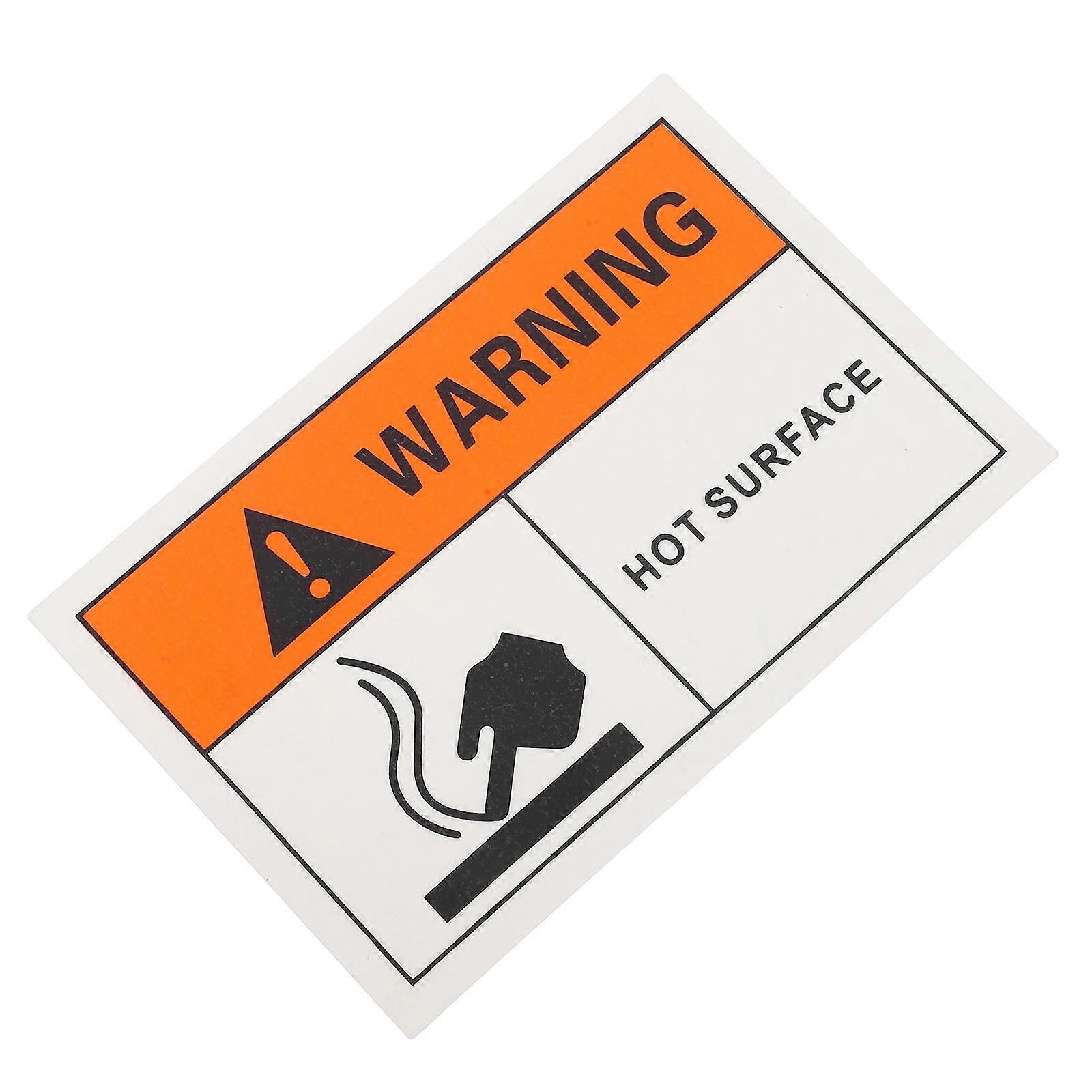 Safety Labels Hot Surface Warning Signs for Self Adhesive Use