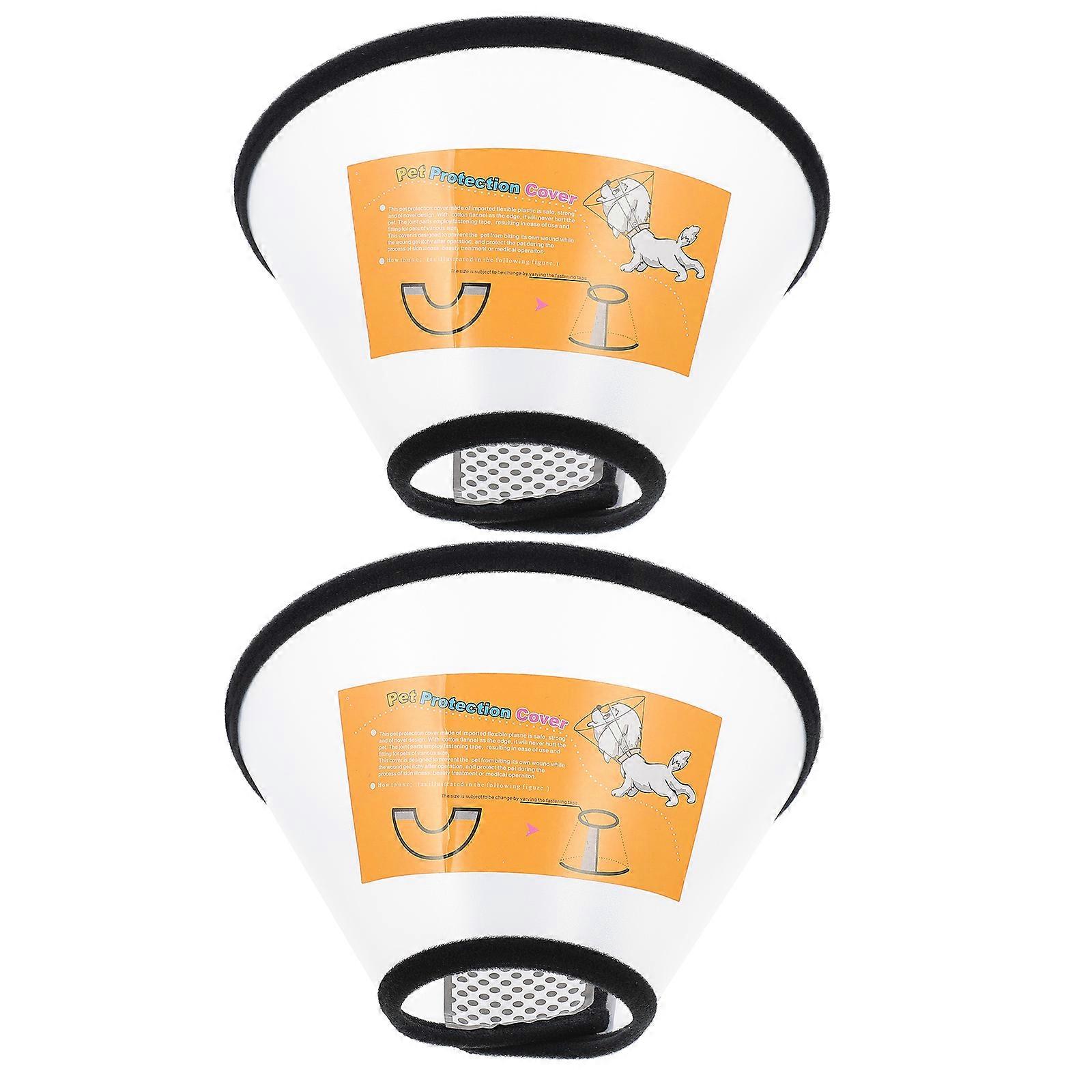 Dog Protective Collars Anti-Bite Pet Neck Circle 2Pcs