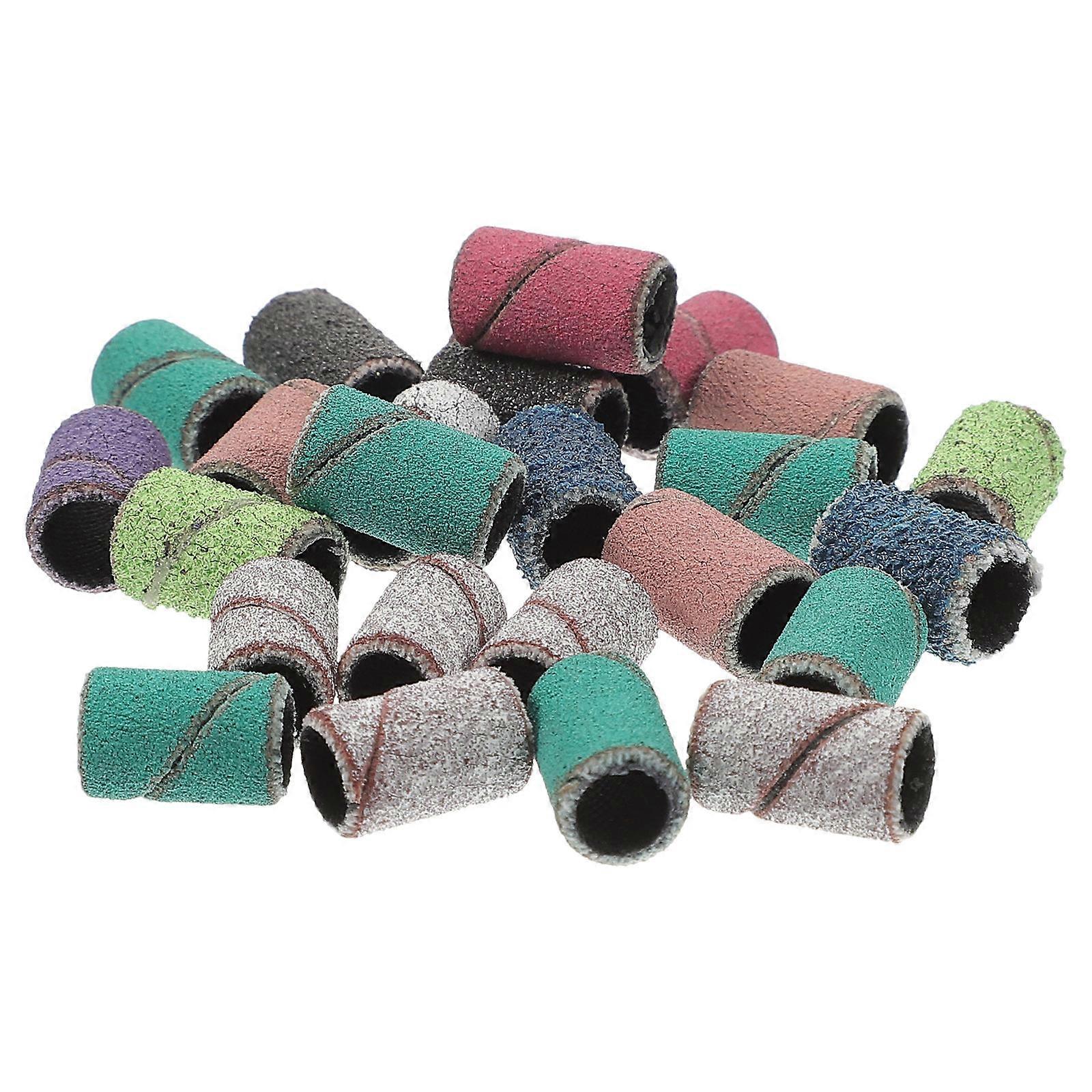 Nail Drill Sanding Bands Mandrel Bit for Nails Polishing Bands 1 Box