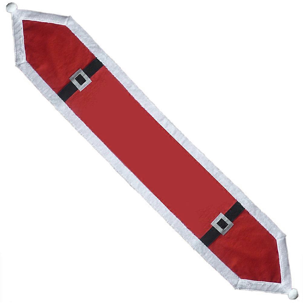 Festive Table Decorations Christmas Table Runner For Hotel Decorations Dark Red Reusable 1Pcs