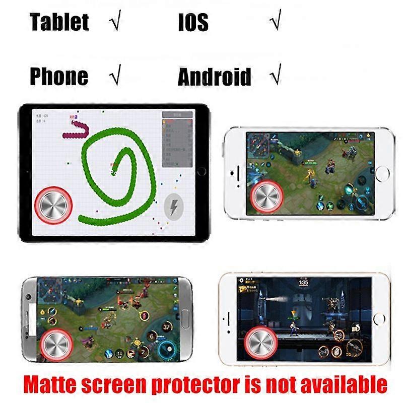 5Pc Round Game Joystick Mobile Phone Rocker Phone Button Controller With Suction Cup