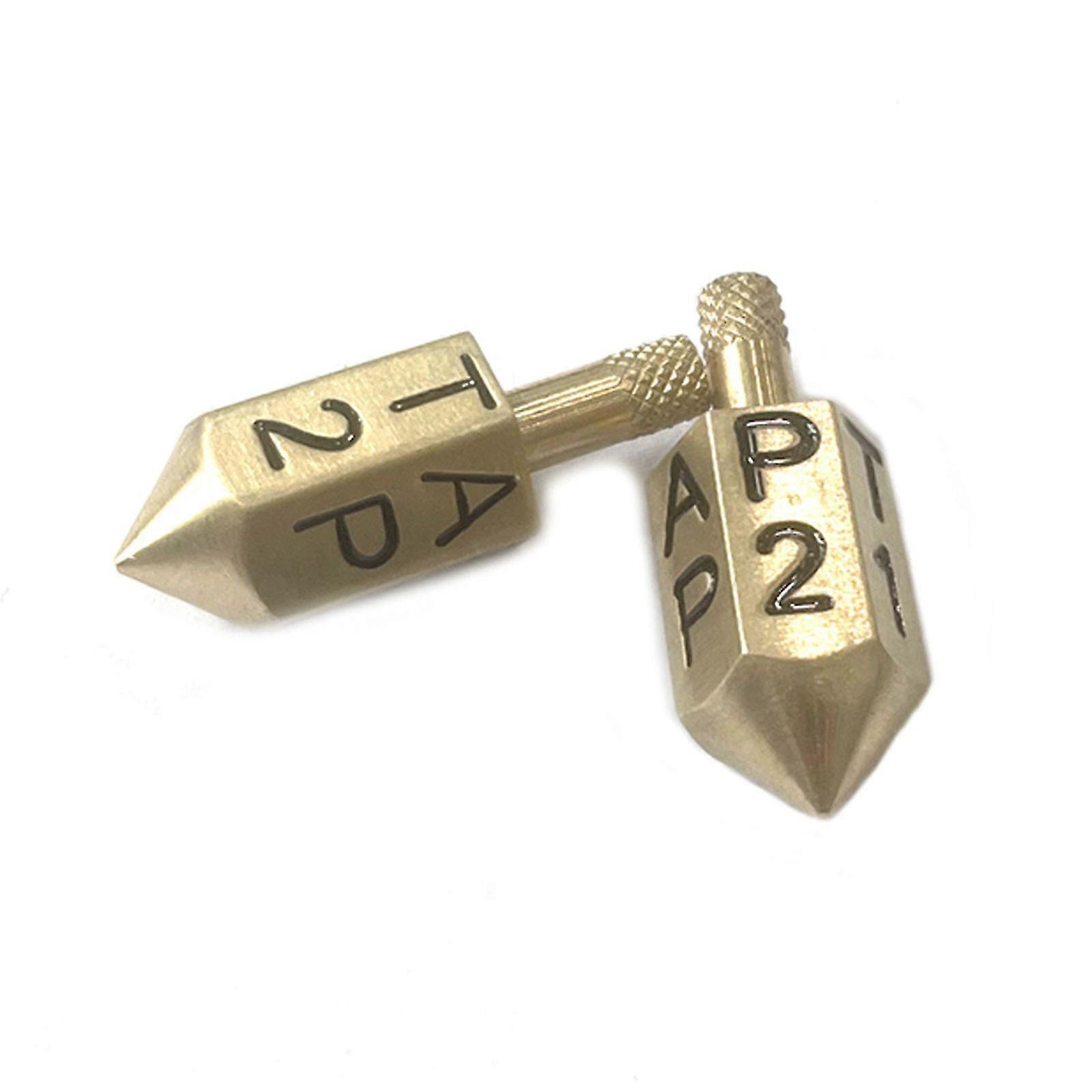 Put and Take Spinner - Solid Brass Gaming Dreidle Set 26-27s