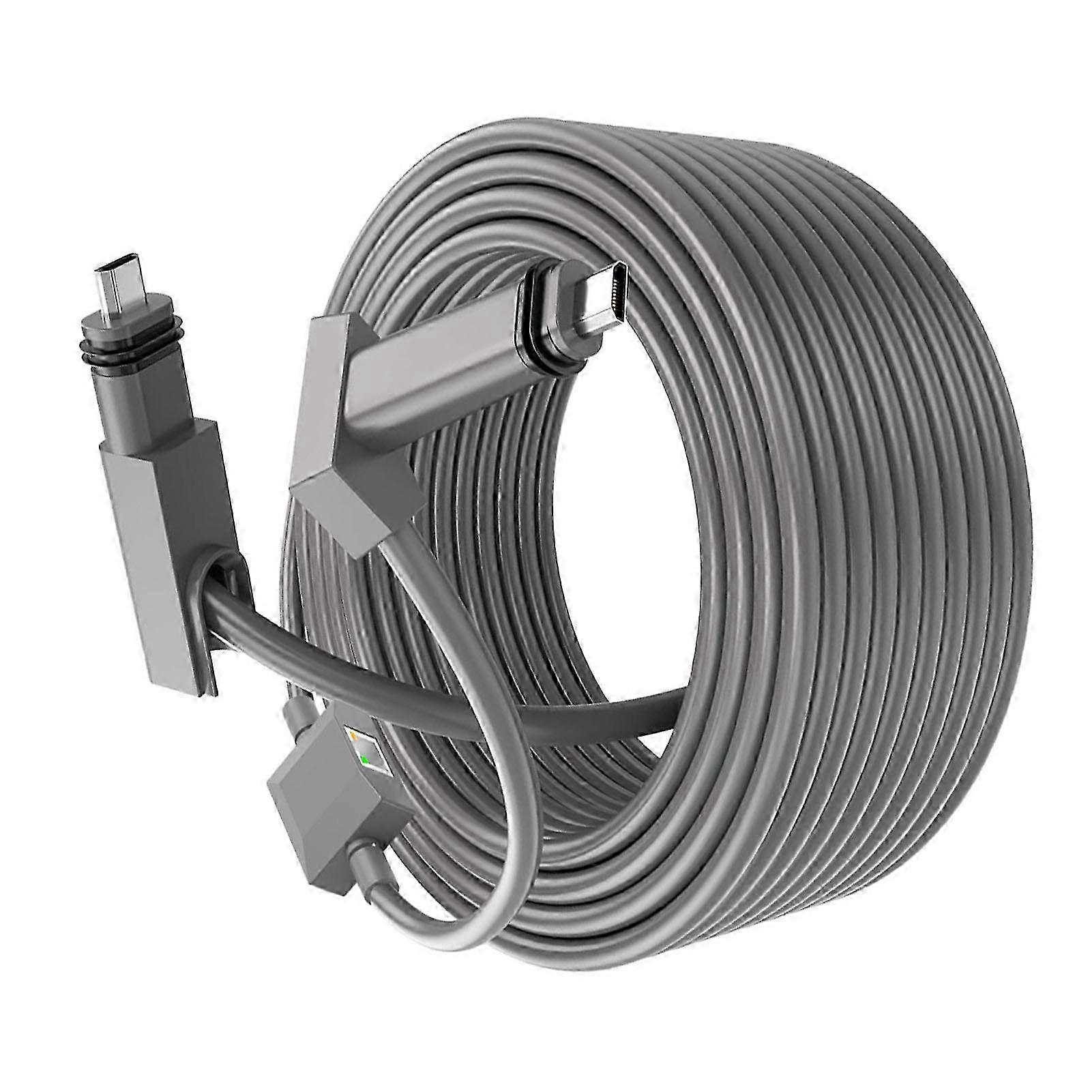 2 in 1 Ethernet Adapter & 6.6FT Replacement Cable for V2 Dish