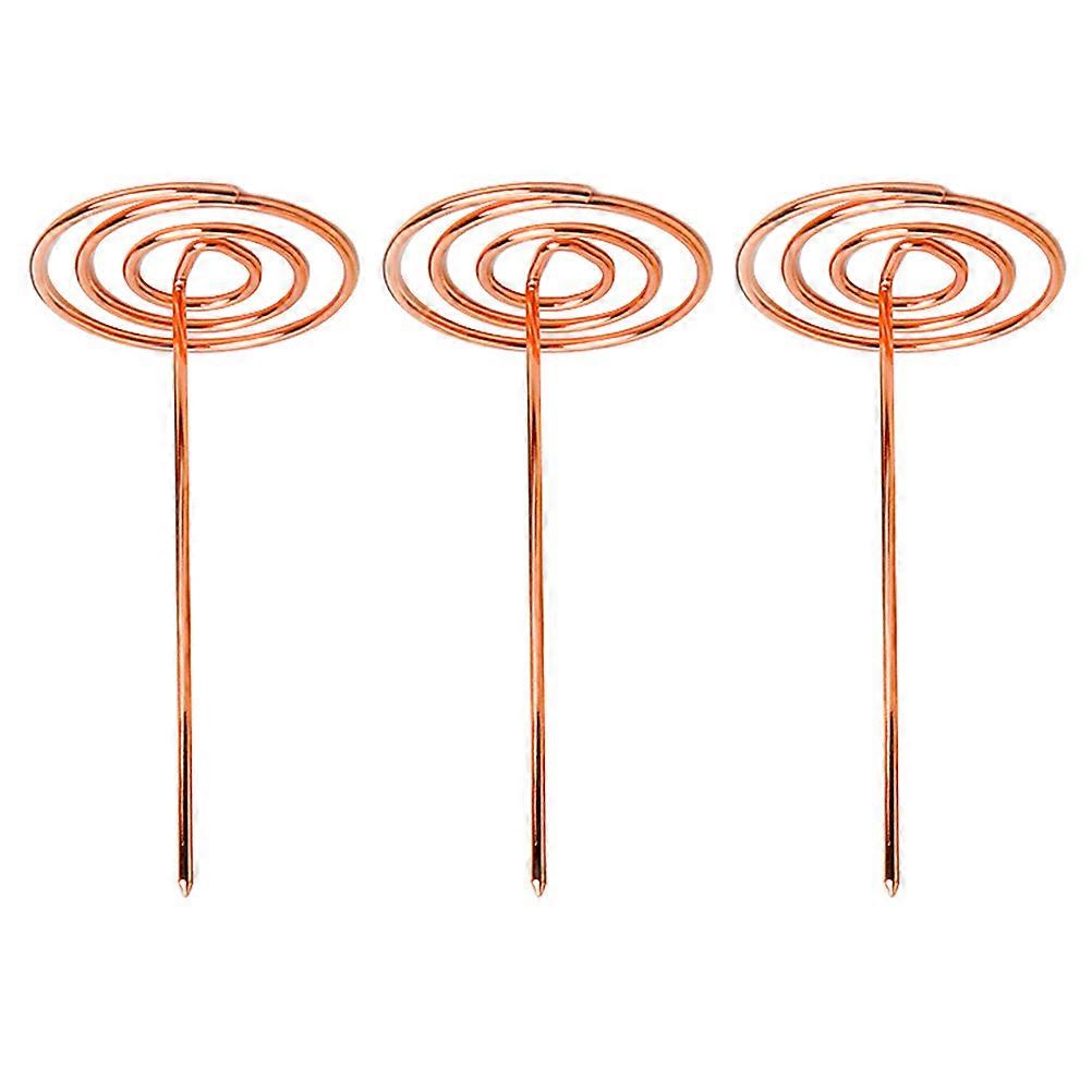 Menu Summons Fork 3Pcs Metal Holder for Restaurant Document Notes