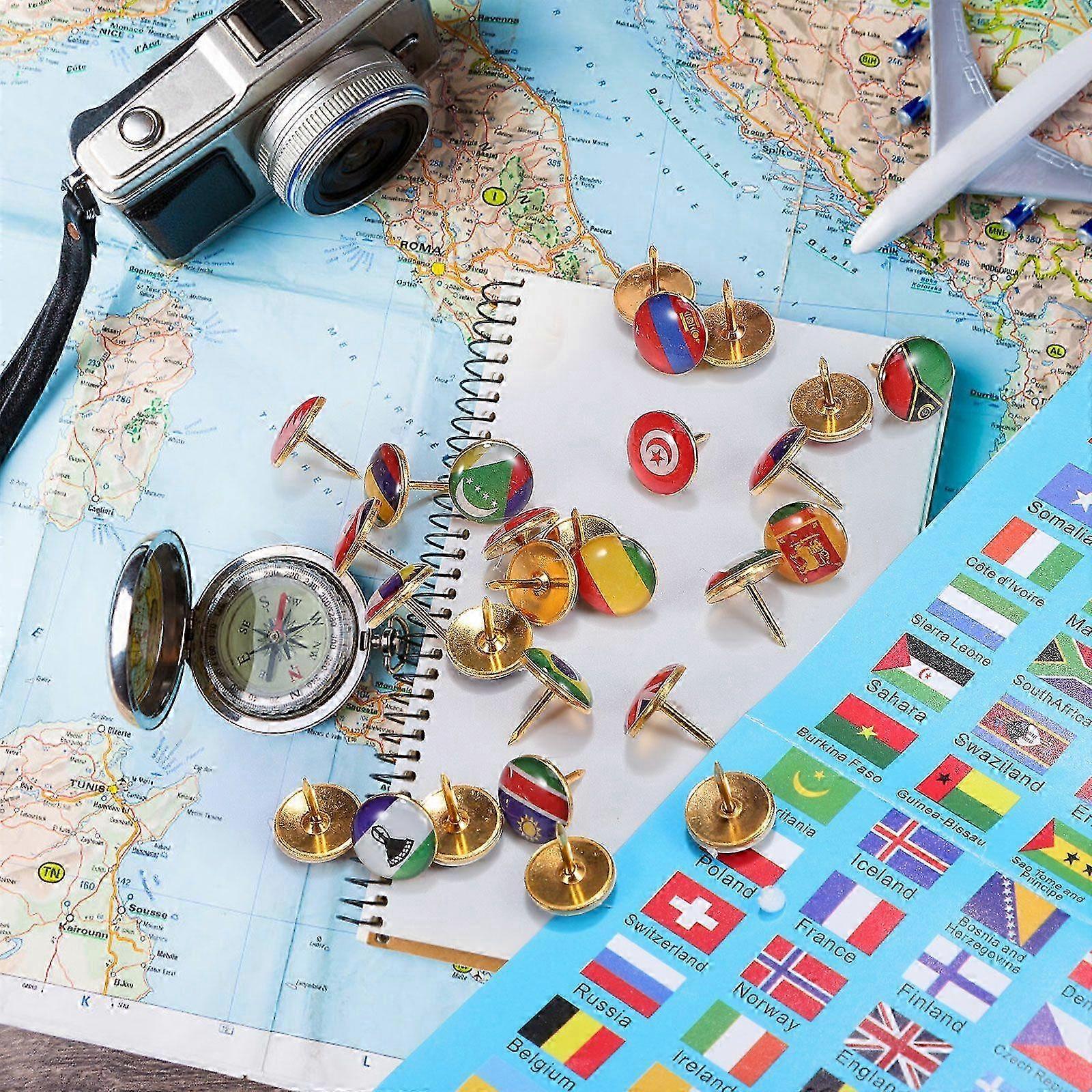 2026 200 Pcs Flag Pins Creative Push Pins Thumb Tacks Creative Thumb 2336997557 Max 