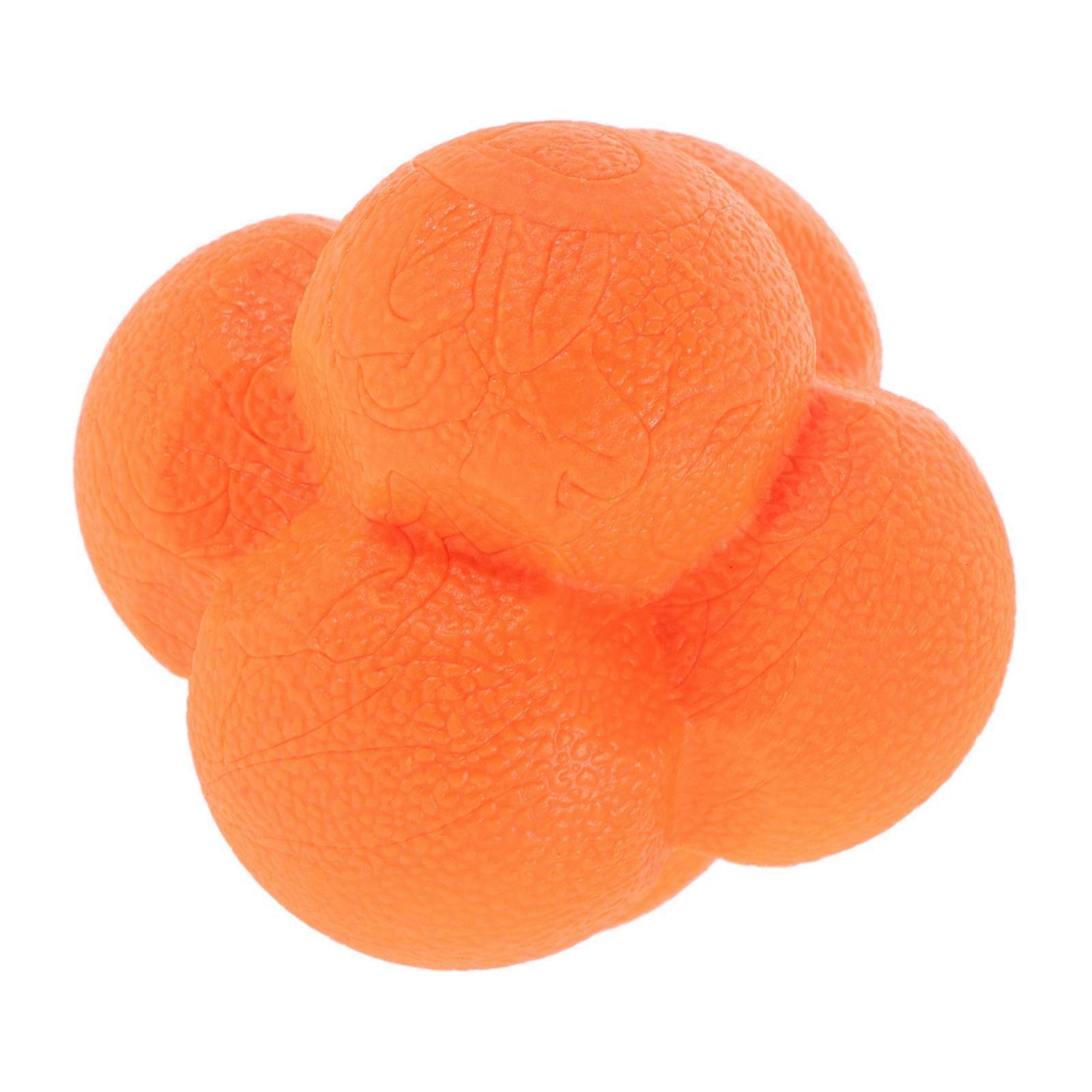 Reaction Ball Hexagonal Reaction Ball for Reflex Training Orange