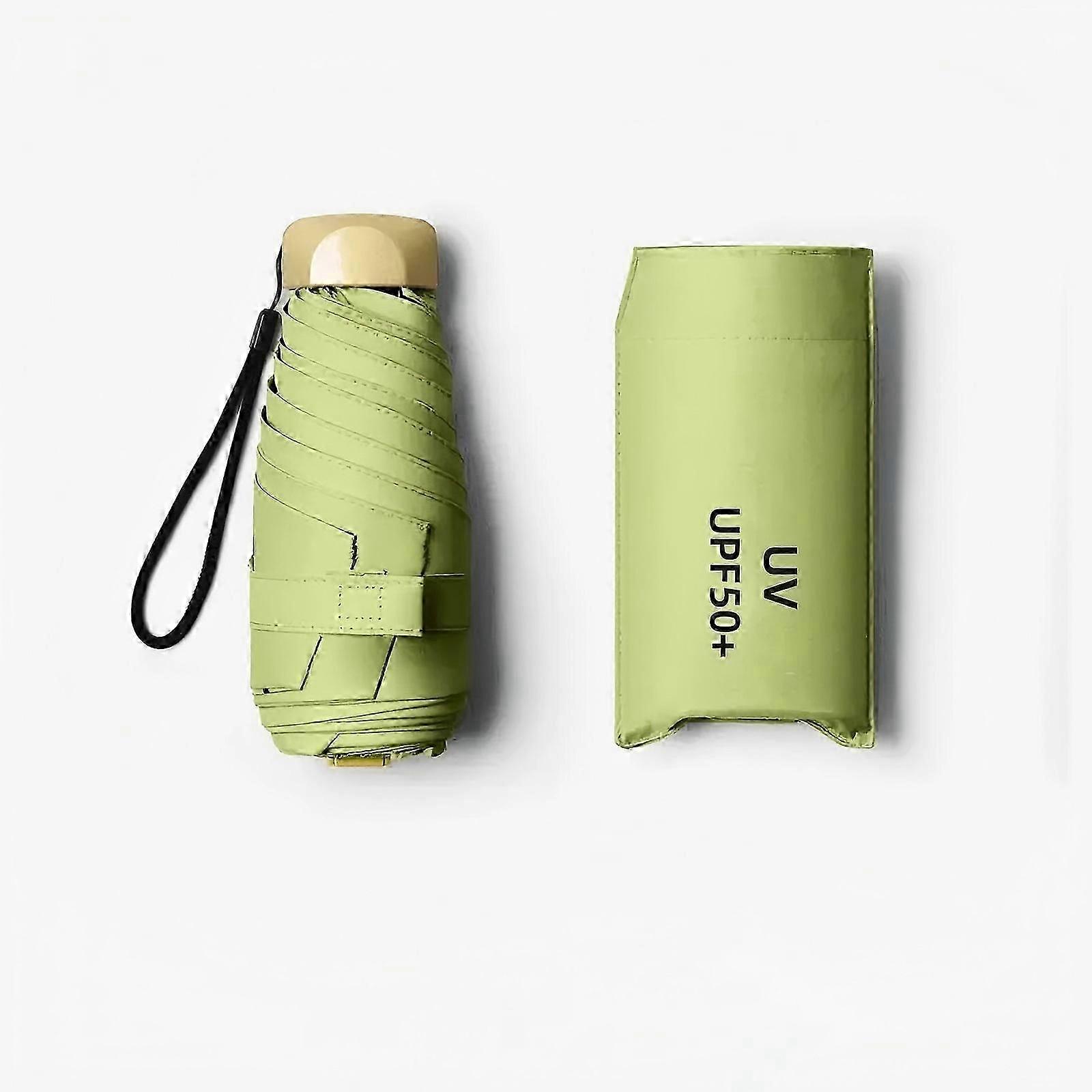 Mini Umbrella, Compact Folding, Travel Pocket Size, Sun & Rain Resistant