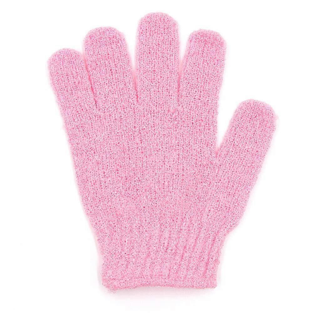 Exfoliating Bath Gloves for Deep Exfoliation and Skin Circulation Boost, Nylon Five Finger Design