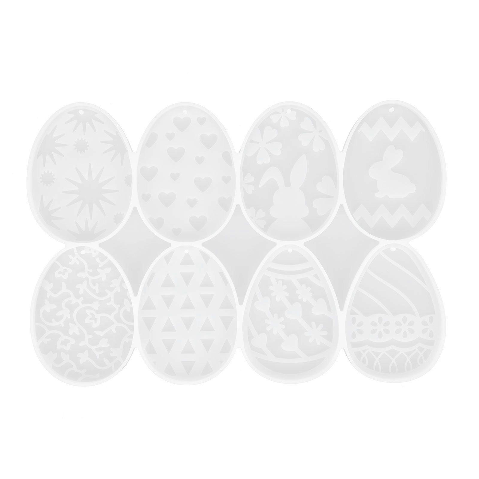 Easter Egg Keychain Mold Creative Key Ring Mold DIY Hanging Decoration Mould
