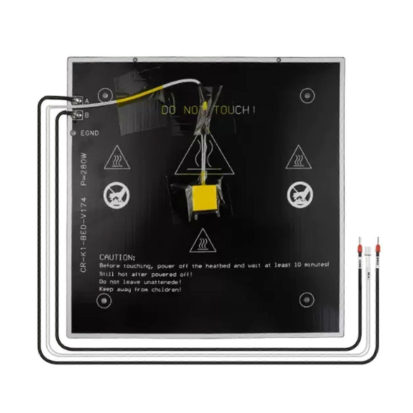 3D Printer Heated Bed 235x235mm Aluminum Print Platform Fast Heating for  Efficiency