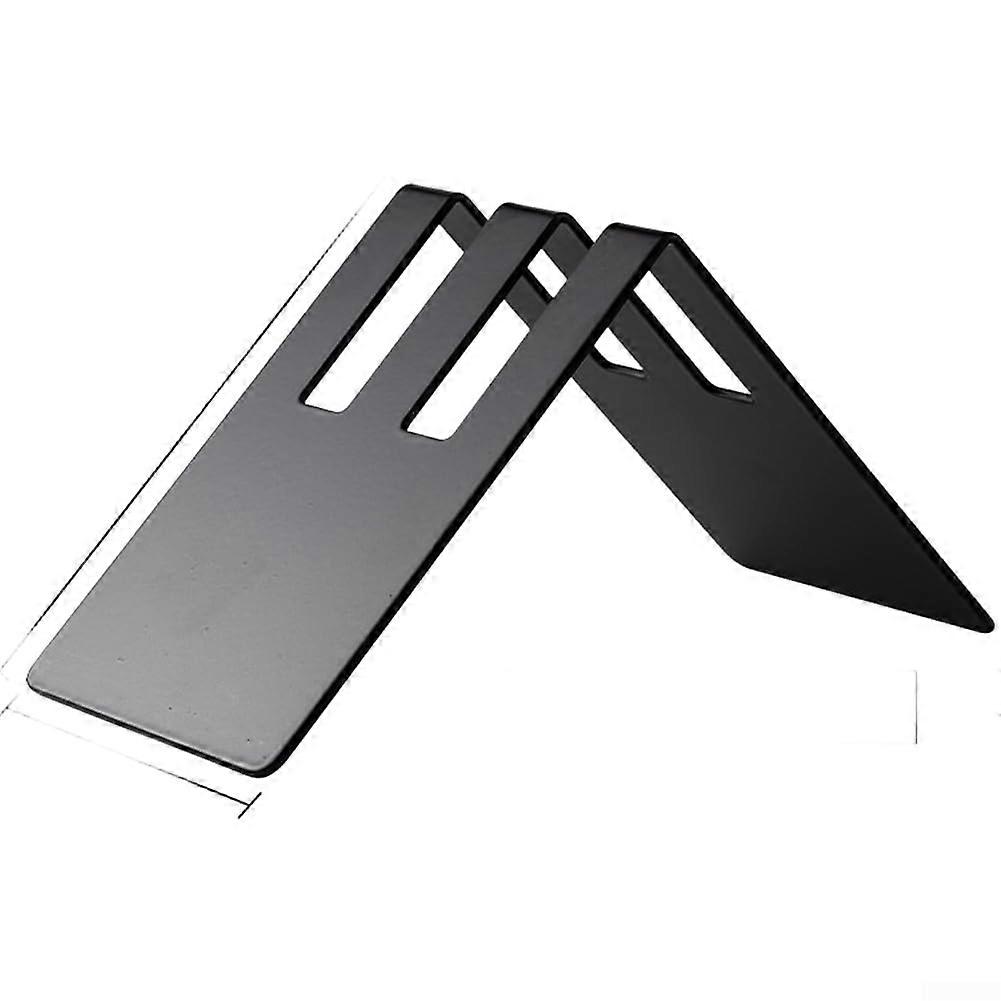 Large Capacity Stainless Steel Coffee Filter Holder Stand for Conical Papers, Foldable Black Pair