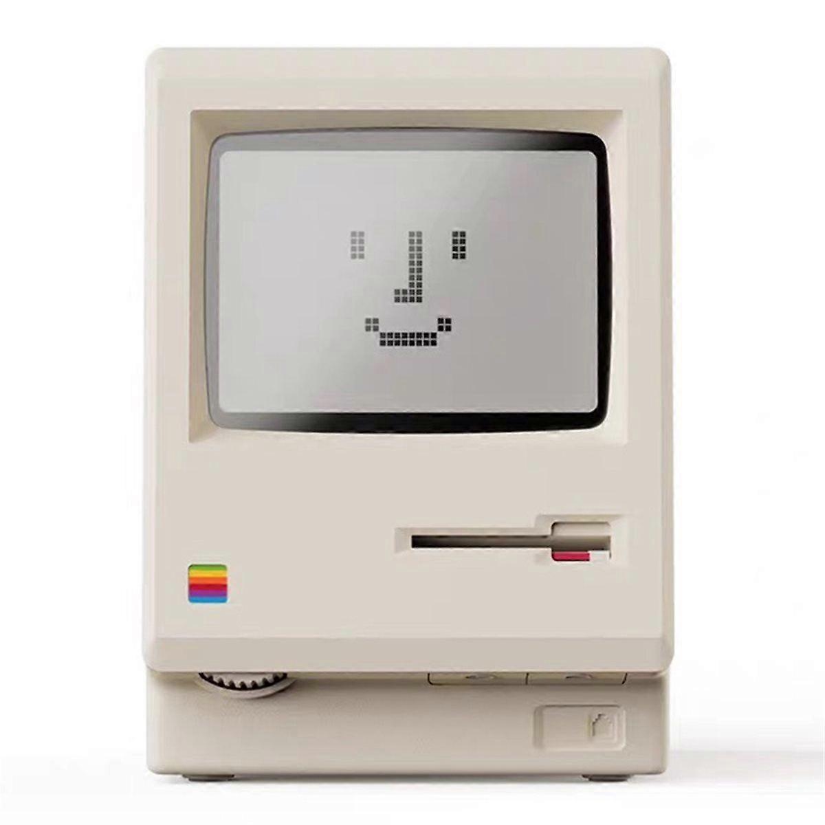 New Maclock Retro Clock Creativity Alarm Clock Student Specific Wake Up Artifact Desktop Decor Computer Keyboard