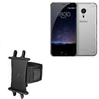 Sport Armband Phone Holder for Meizu Pro 5 with 360° Rotation, Full Touchscreen Access, Adjustable Fit