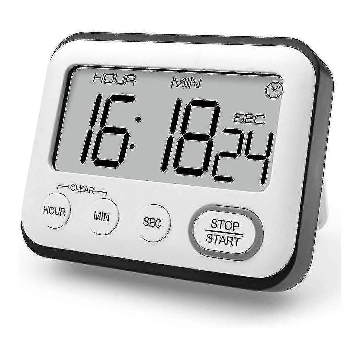 Multifunctional Digital Kitchen Timer with LCD Display & Big Digits