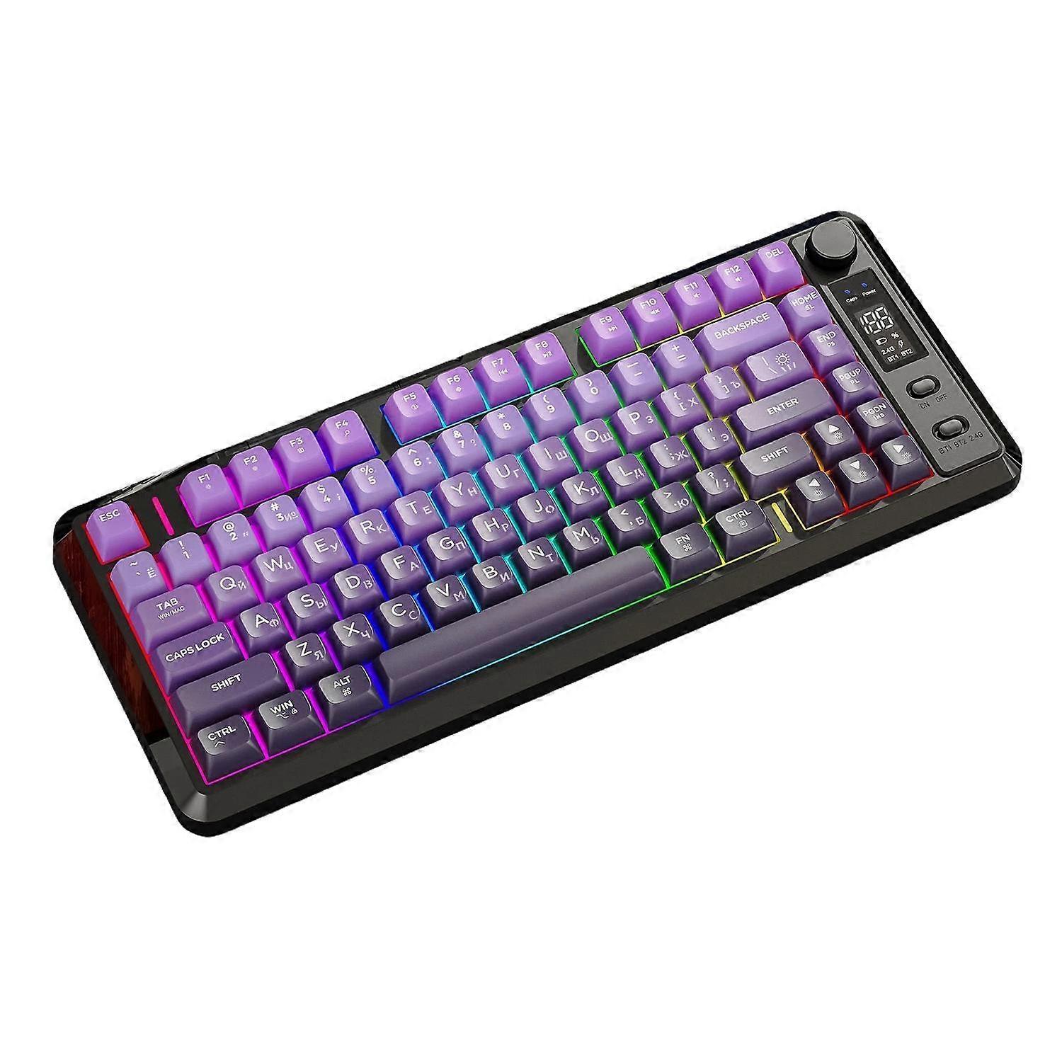 FREE WOLF M75 Russian Wireless Bluetooth Dual-Mode Keyboard