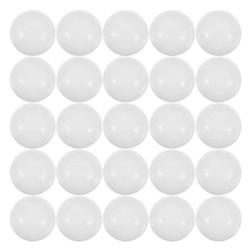 Openable Balls for Raffle Drawing 35Pcs Durable PVC White Balls