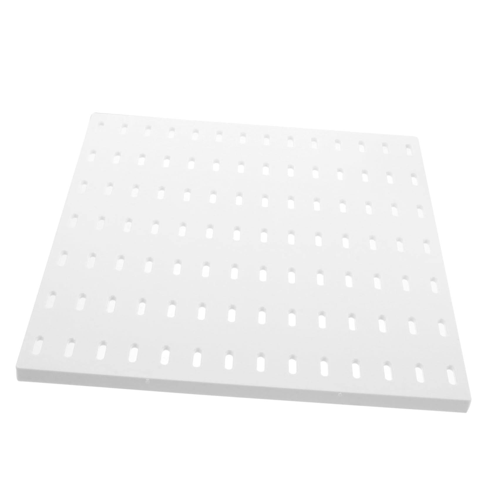 Pegboard Wall Organizer for Garage Tools, Durable NoDrill Plastic Storage Panel for Home and Office