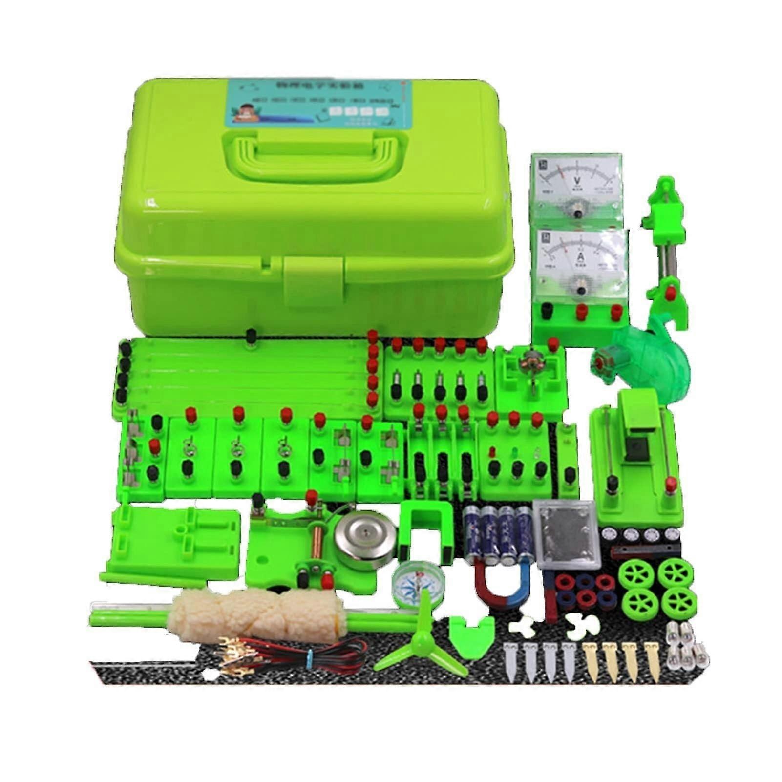 Physics Experiment Kit with Solar Motor, HandCrank Generator and Magnetic Levitation Model for STEM Learning