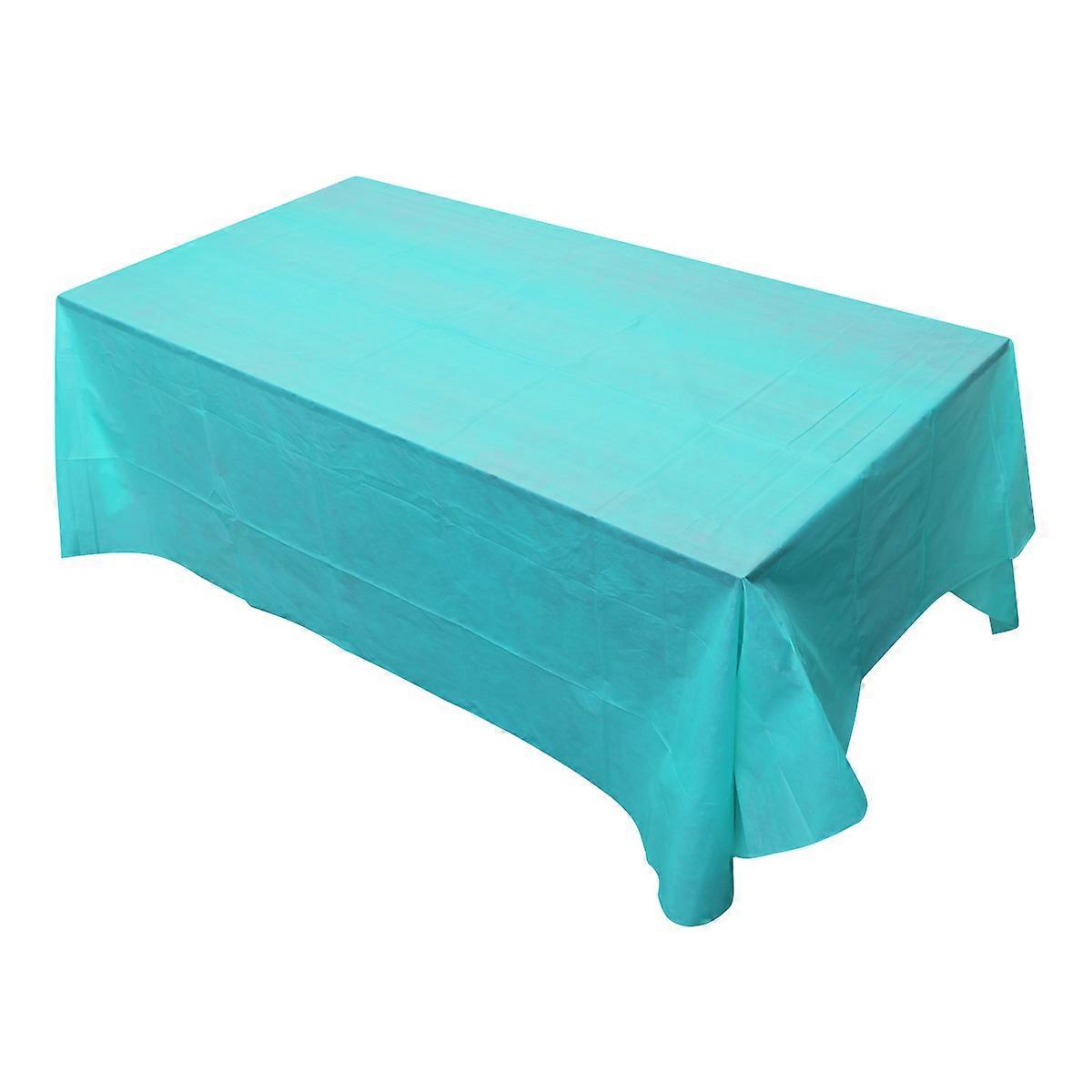 Plastic Tablecloth Party Table Cloth for Table Protection 1Pcs Sky Blue