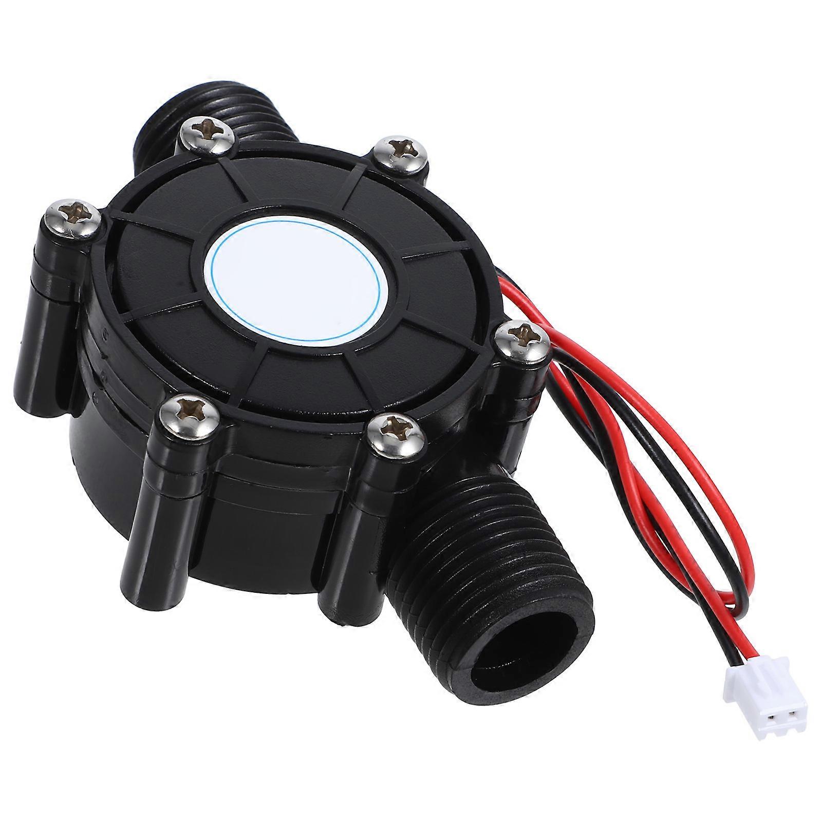 Micro Hydro Generator Small Generator for Using 5Pcs Portable Black Plastic