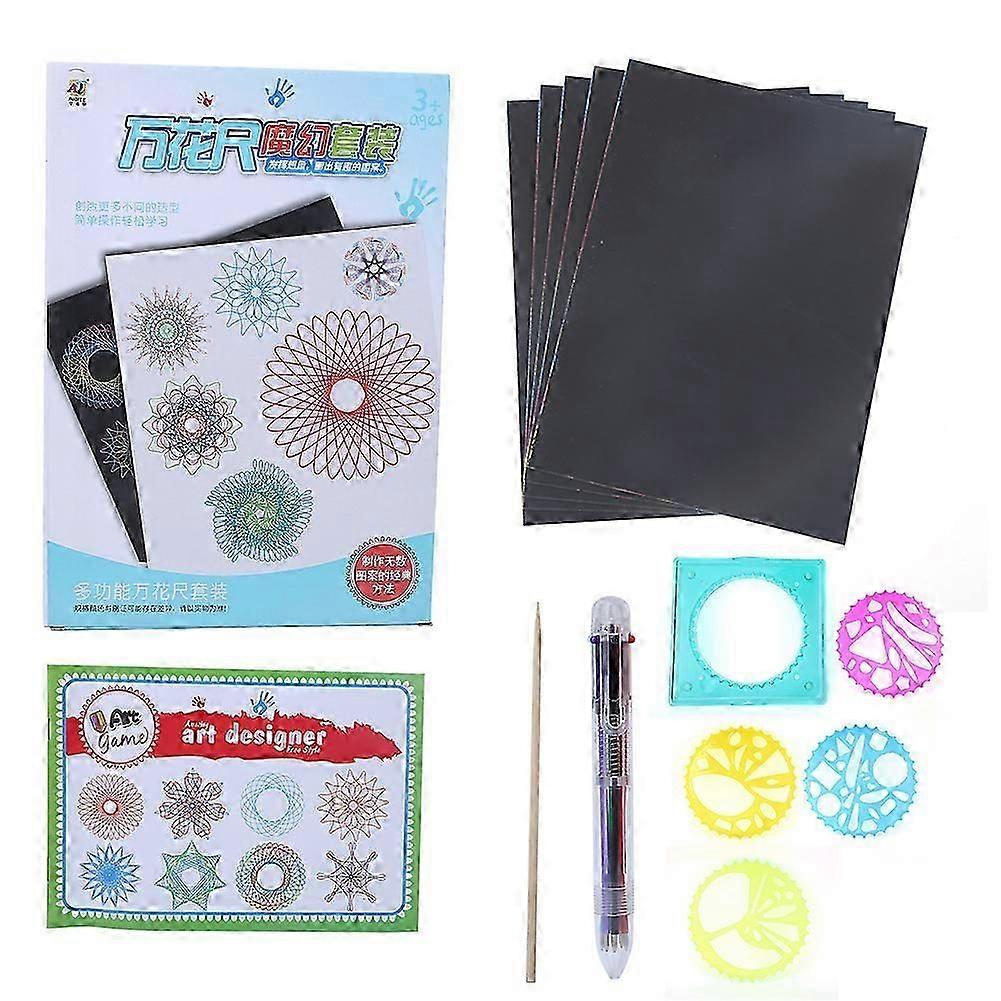 Student Practice Painting Geometric Ruler Drafting Tools Children Learning Art Tool