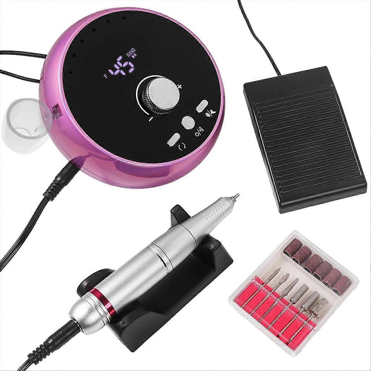 Electric Nail Drill Professional Manicure Machine US PLUG,A