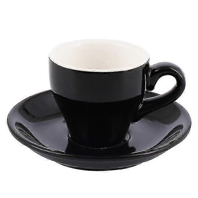 Macaron Espresso Black Italian Coffee Cup