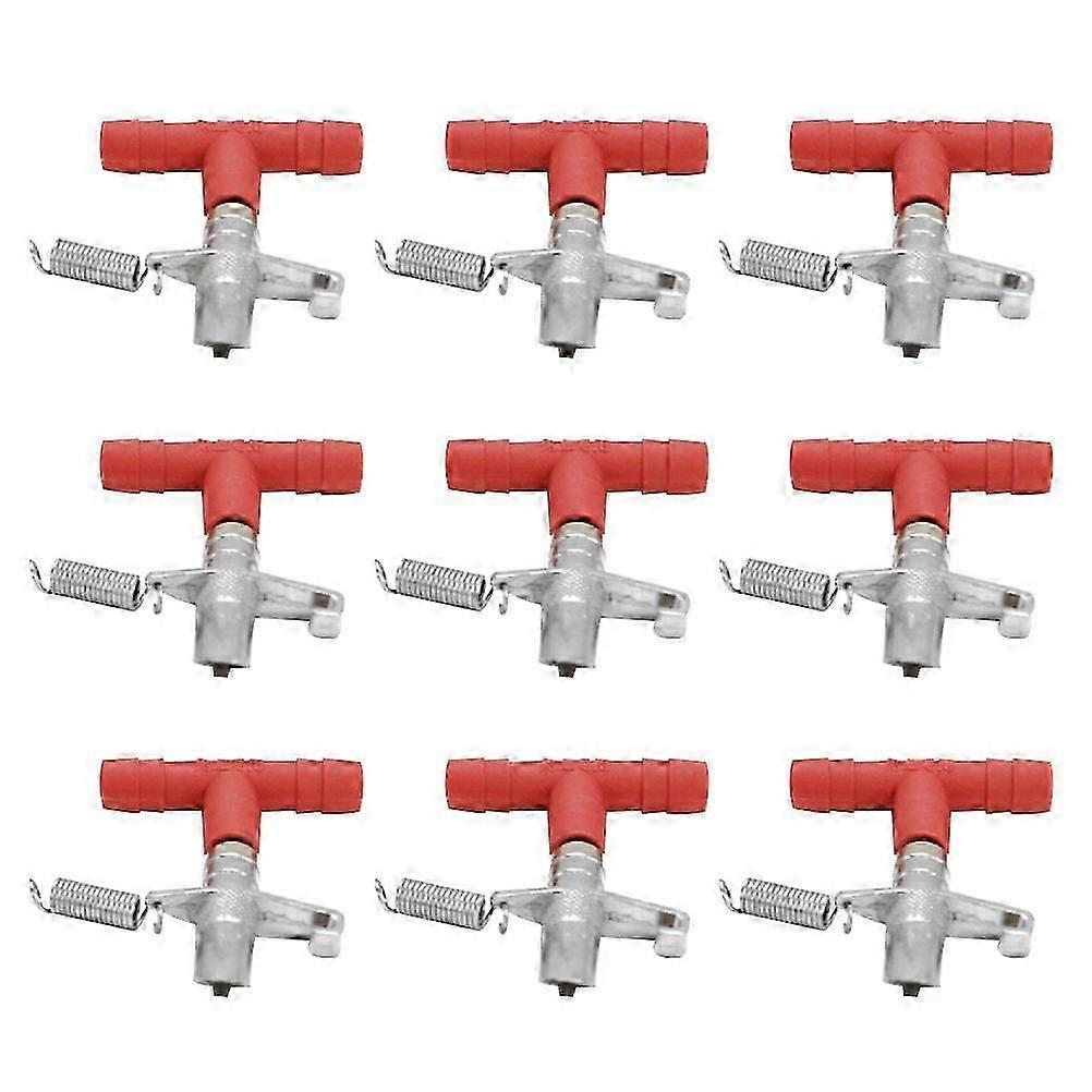 10PCS Rabbit Drinker Spring Galvanized Duck Billed Rabbit Cage Automatic Drinking Equipment Feeder