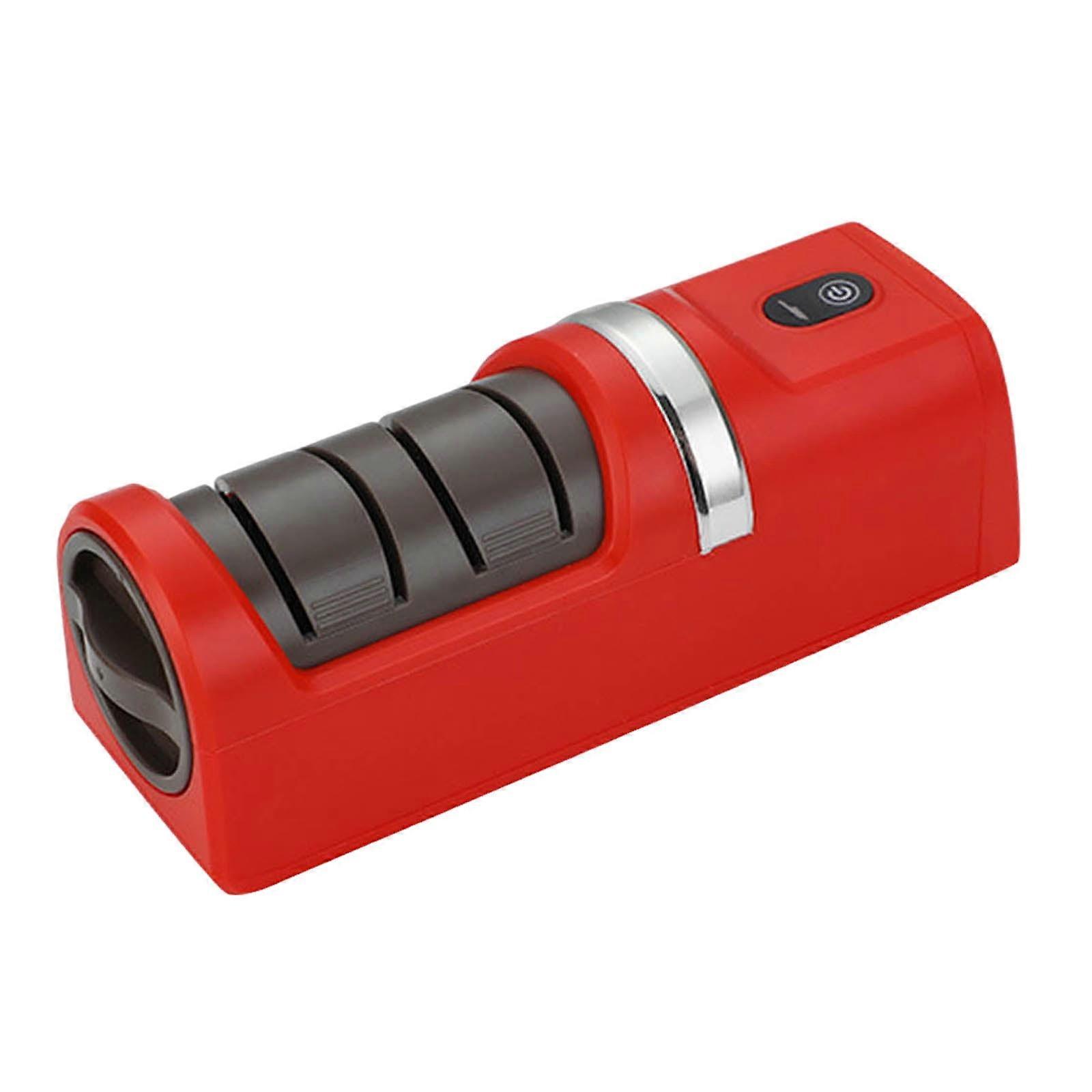 Cordless Automatic Knife Sharpener 2026 Diamond Grinding Wheel Suction Base